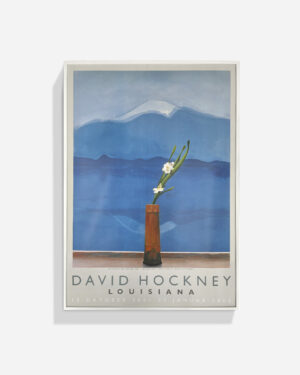 David Hockney | Mt. Fuji and flowers