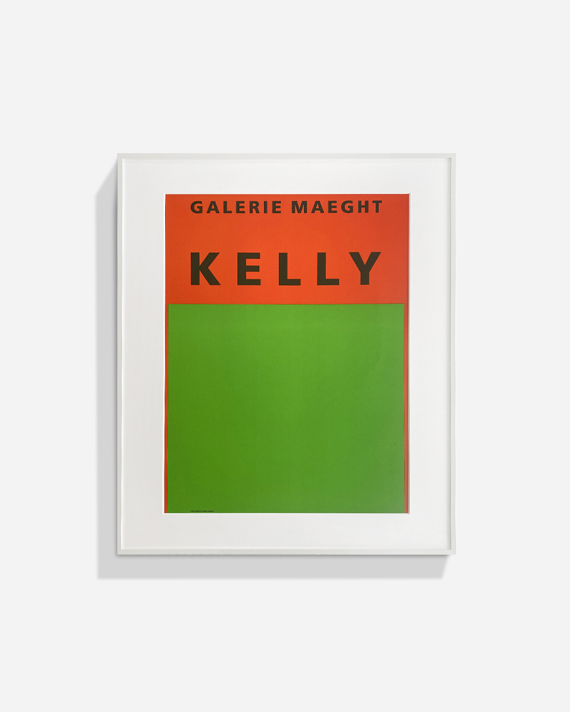 Ellsworth Kelly | Orange et Vert 1964